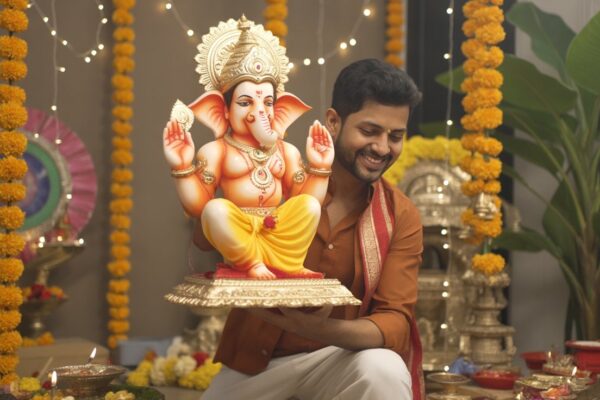 Eco Friendly Ganesha at Home