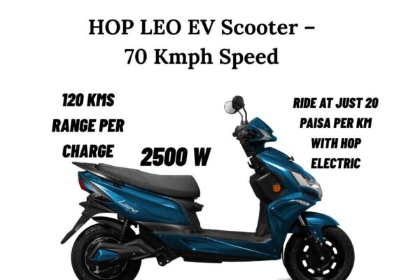 hop electric scooter battery and charging details