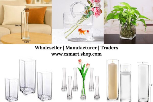 long glass vases