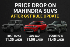 price drop on mahindra SUV After GST rule update