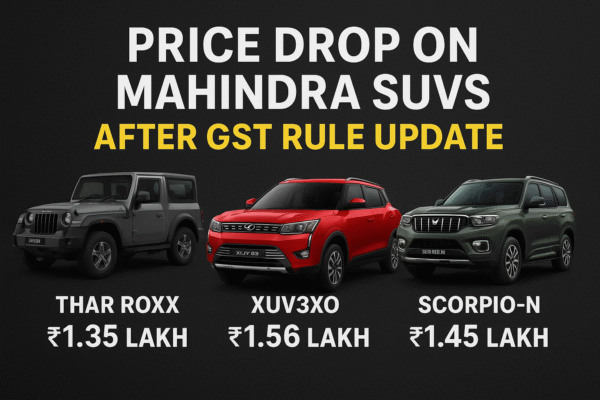 price drop on mahindra SUV After GST rule update