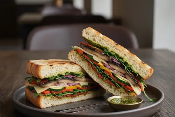 grilled vegetable sandwich recipe with fresh vegetables and cheese