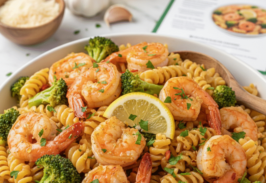 garlic shrimp and broccoli pasta recipe