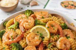 garlic shrimp and broccoli pasta recipe