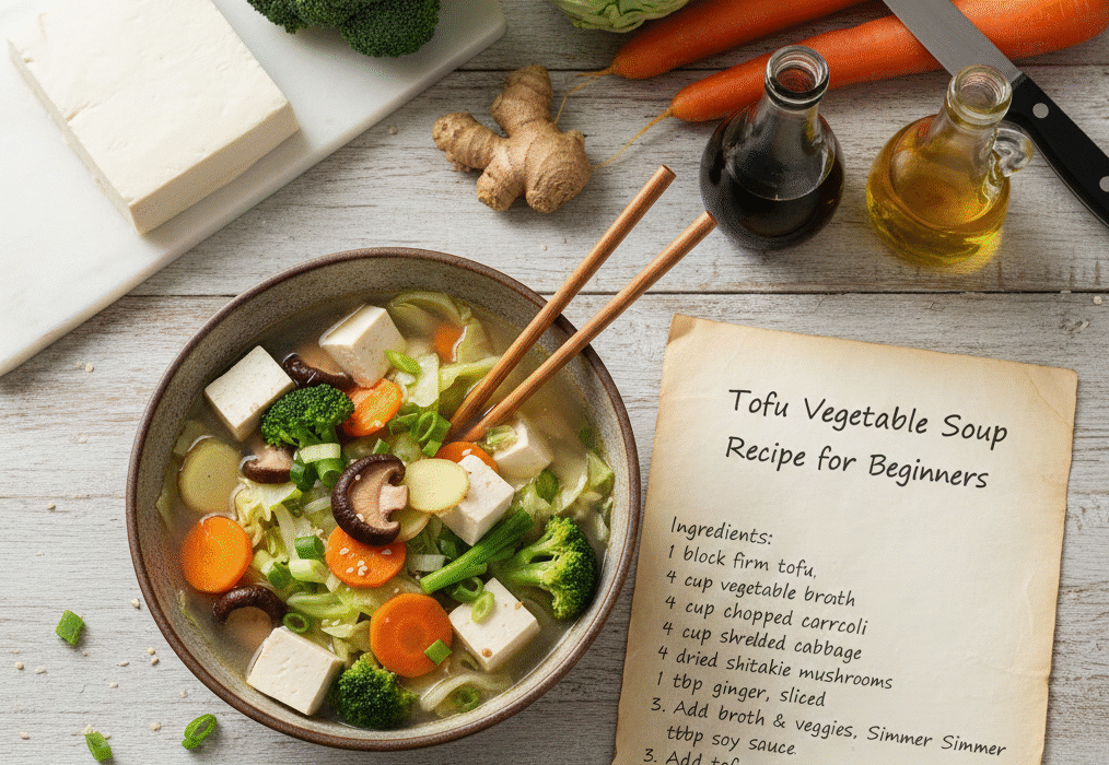 Tofu Vegetable Soup Recipe for Beginners