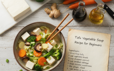 Tofu Vegetable Soup Recipe for Beginners