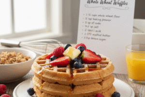 Whole Wheat Waffles Recipe